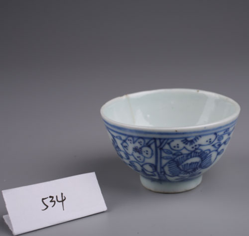 青花酒杯