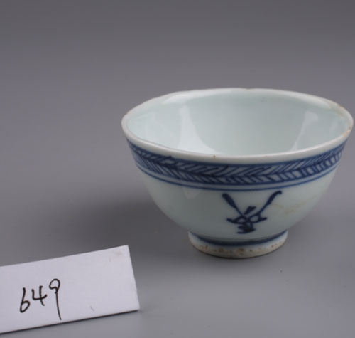 青花酒杯